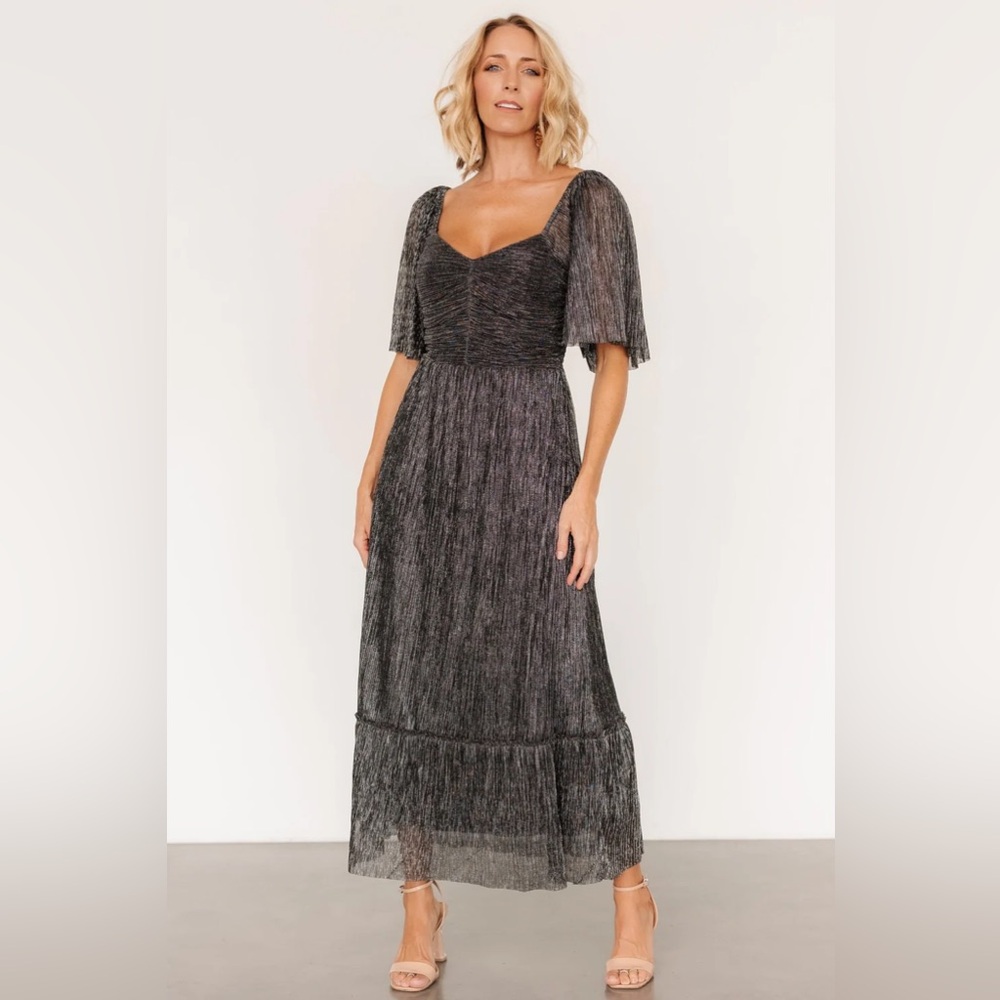 Baltic Born Black Midi Dress